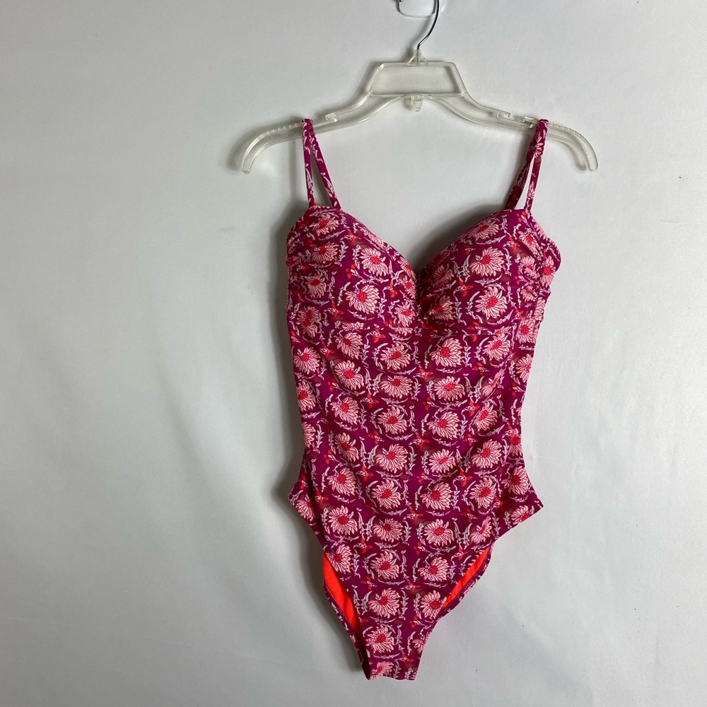 Old Navy Pink Floral One-Piece Swimsuit